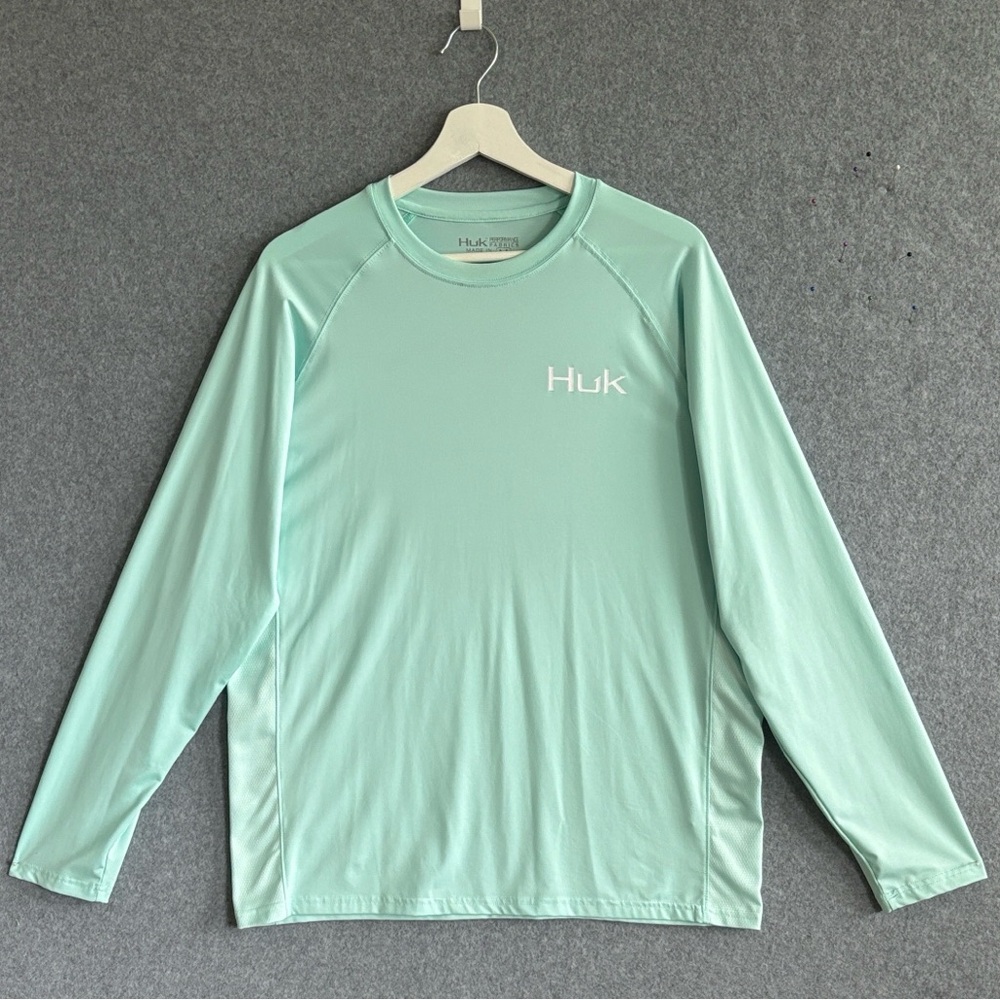 Huk Performance Fabric Shirt M Seafoam